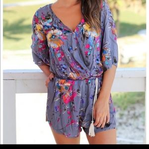 NWOT- Floral Romper